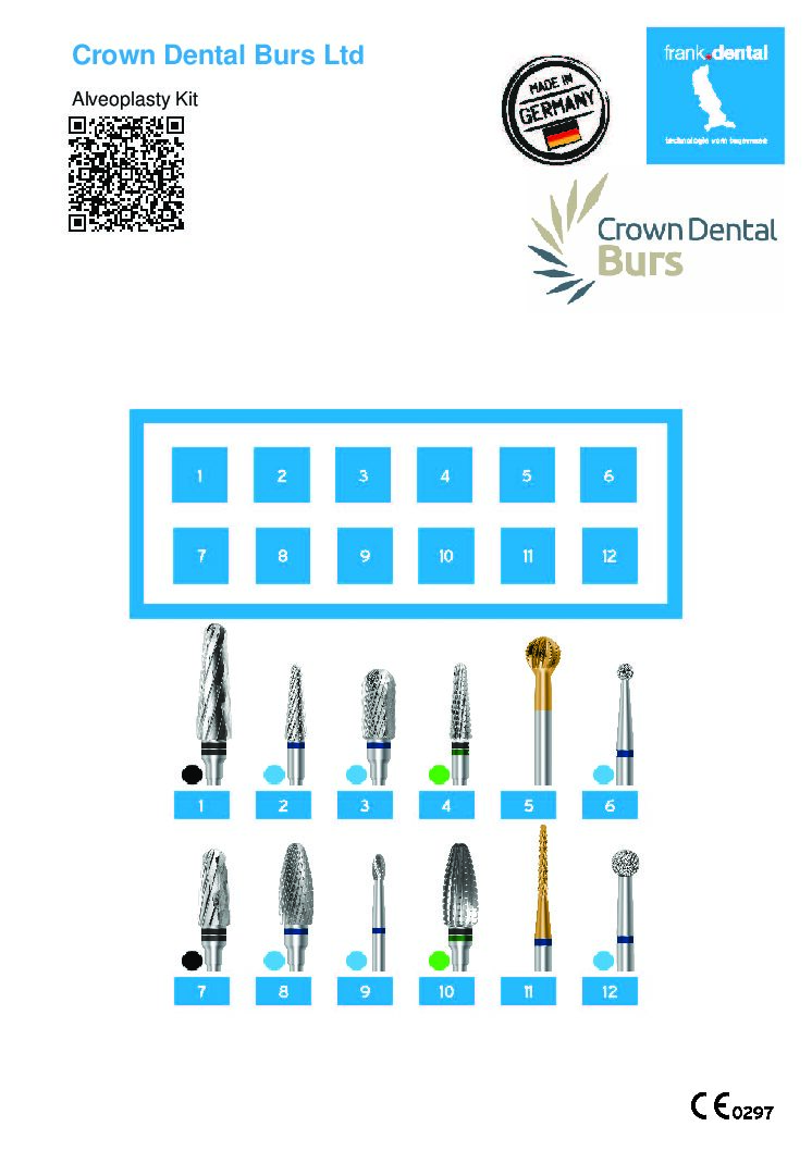 Alveoplasty Bur Kit
